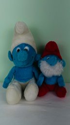 Vintage Smurf Plush Dolls