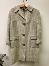 Vintage Womens Loden King Wool Coat Size 12