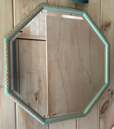 Paint Decorated Octagonal Mirror