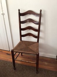 Vintage Wooden Ladder Back Chair