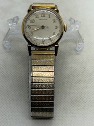 Vintage 1950 HMAILTON CAL 748 10K Gold Filled Men's Wristwatch- Manual Winding