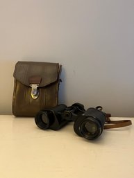 Vintage Compass Binoculars 8x25 W/carrying Case