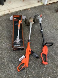 Pair Of Black And Decker String Trimmers