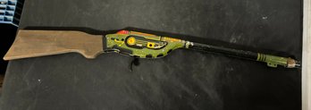 Vintage Marx TOY Semi-Automatic Military Model 30 Cal Army 4n Toy Rifle Wood Stock. AB/ A4