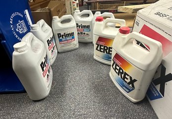 Unopened 5 Prime Antifreeze / Summer Coolant For All Vehicles And 2 Zerex Antifreeze Coolant.