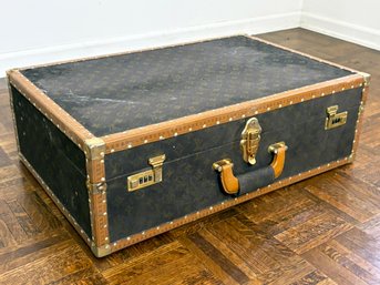 A Prop Rolling Suitcase - Retail Store Display In Vintage Style