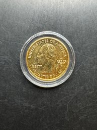 2005-D Gold Plated California Quarter