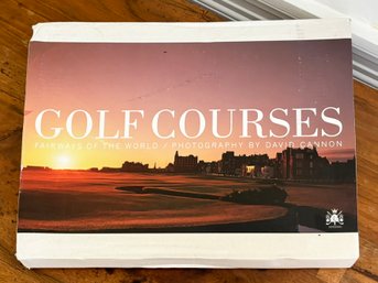 An Art Photography Book - Golf Courses Of The World By David Cannon