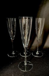 Classic Crystal Champagne Flutes