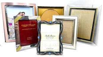 6 Picture Frames For 5 X 7 & 8 X 10 Photos, Some Vintage