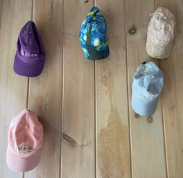 Five Baseball Style Hats