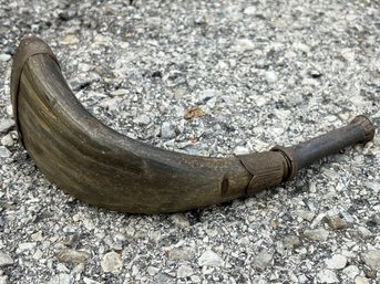 An Antique Powder Horn