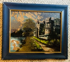 Reverse Painting Of Glen Cairn Castle Ireland