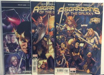 Lot Of 3 Marvel Comics Asgardians Of The Galaxy - L