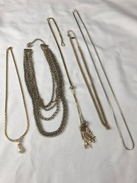 Metal Chain Costume Necklaces