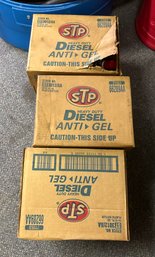 2 Unopened & 1 Opened STP Heavy Duty Diesel Anti Gel In Original Boxes Stock No ST 3012/AA Plastic Bottles.