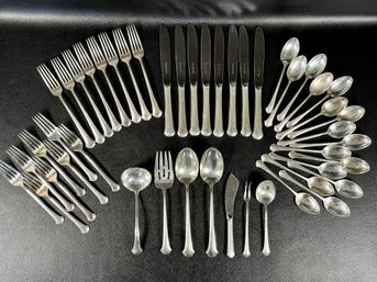 A Stunning Set Of Vintage Sterling Silver Flatware, Chippendale Pattern By Towle