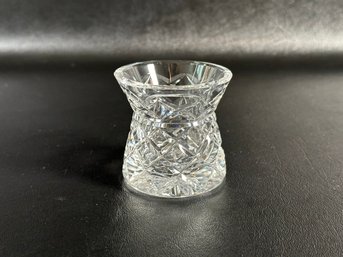 A Dazzling Cut Crystal Toothpick Holder By Waterford