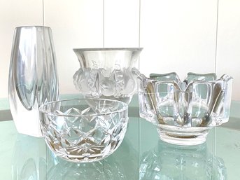 Fine Crystal By Orrefors, Baccarat, And More