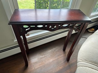 Bombay Company Table With Open Weave Sides