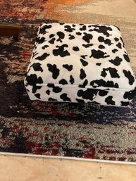 Cow Print Ottoman / Foot Rest