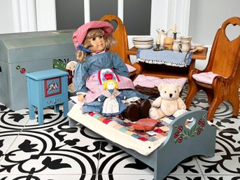 An Authentic Pleasant Company, American Girl Doll And Accessories - 'Kristin Larson'