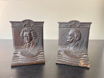 Early 20th Century Bradley & Hubbard Bronze Bookends