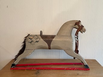 Antique Rocking Hobby Horse Glider