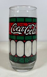 Vintage Coca Cola 'Stained Glass' Cup