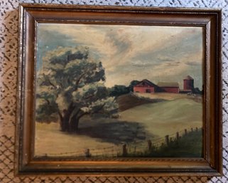 Professionally Framed Farm Print (?)