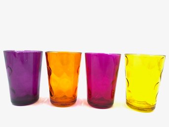 Dot Optic Vibrant Multicolor Flash Glass Juice