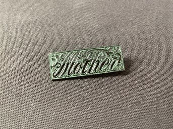 Sterling Mother Pin