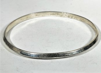 Vintage Mexican Sterling Silver Sturdy Bangle Bracelet