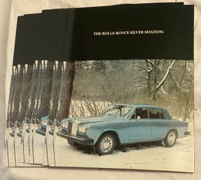 Vintage 1976 Rolls-royce Sales Brochure 'The Rolls-Royce Silver Shadow'