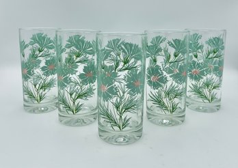 Set Of 5 Vintage Taylor Smith Ever Yours Boutonniere Glasses