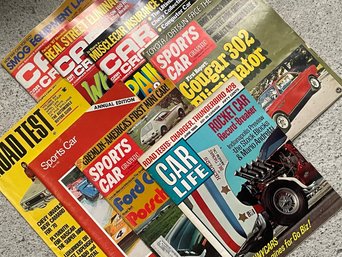 1960's-1970's Car And Driver And More Auto Magazines - 'G'