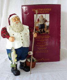 Collector's Edition Fabric Mache Santa