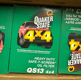 12 New Quaker State 4x4 The Intelligent Choice For Hard Working Vehicles Oil Filters QS13 Original Box