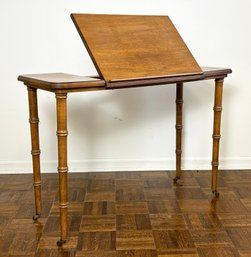 A Vintage Heckman Furniture Reading Table - C. 1960's, Chinese Chippendale Style