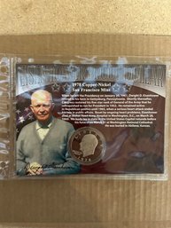 Beautiful 1978-S Eisenhower Proof Dollar Copper/Nickel Coin