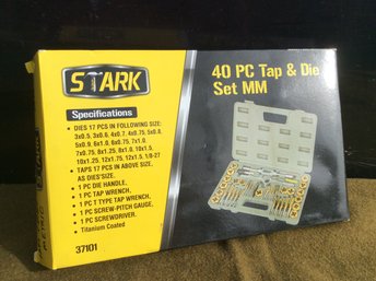 Stark 40pc Tap And Die Set MM #306