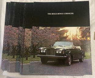 Vintage 1977 Rolls-royce Brochure Manual 'The Rolls-Royce Corniche'