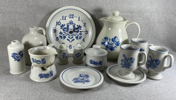 Pfaltzgraff Collection - Clock, Mugs, Candle Warmer W/pot, Jug, Vase, & More