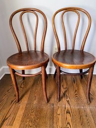 Amazing Antique Bentwood Chairs Stamped On Bottom From Czechoslovakia