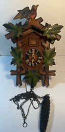 Cuckoo Clock With Leaf Design