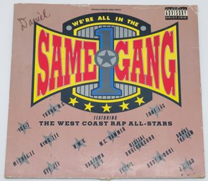 The West Coast Rap All-stars 'we're All In The Same Gang' 1990 Vinyl