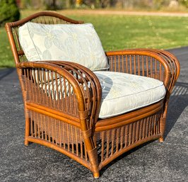 A Vintage Rattan Arm Chair