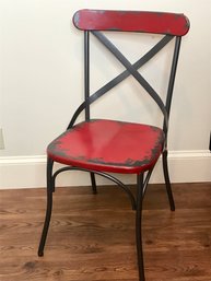Cool Retro Style Chair With Distressed Look