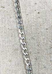 Fine Sterling Silver Link Chain Necklace 20' Long