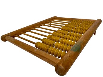 Vintage Abacus Made Of Wood